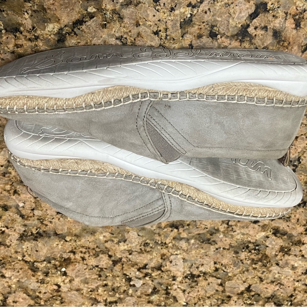 Sam Edelman Gray Suede Slip On Women’s Casual Shoes High End Size 8M - Picture 3 of 7